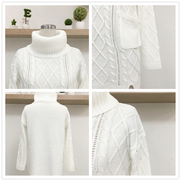 GILLY Long Chunky Turtleneck - Picture 6 of 8